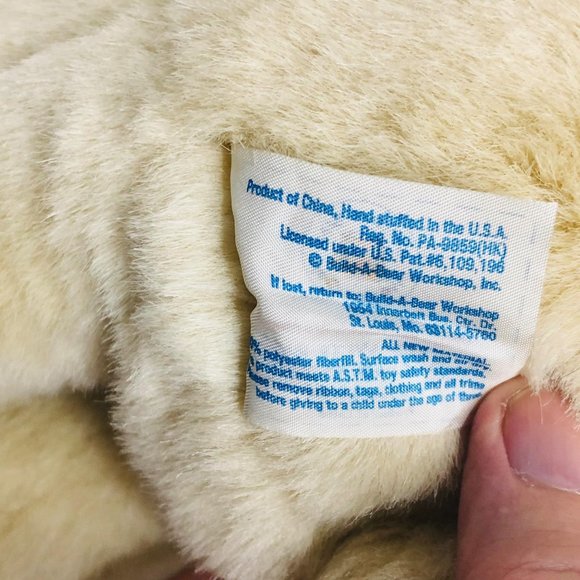 Build A Bear Lil Vanilla Cub Teddy Plush 15” Teddy Gift BABW Retired 2017 Toy - Picture 9 of 10